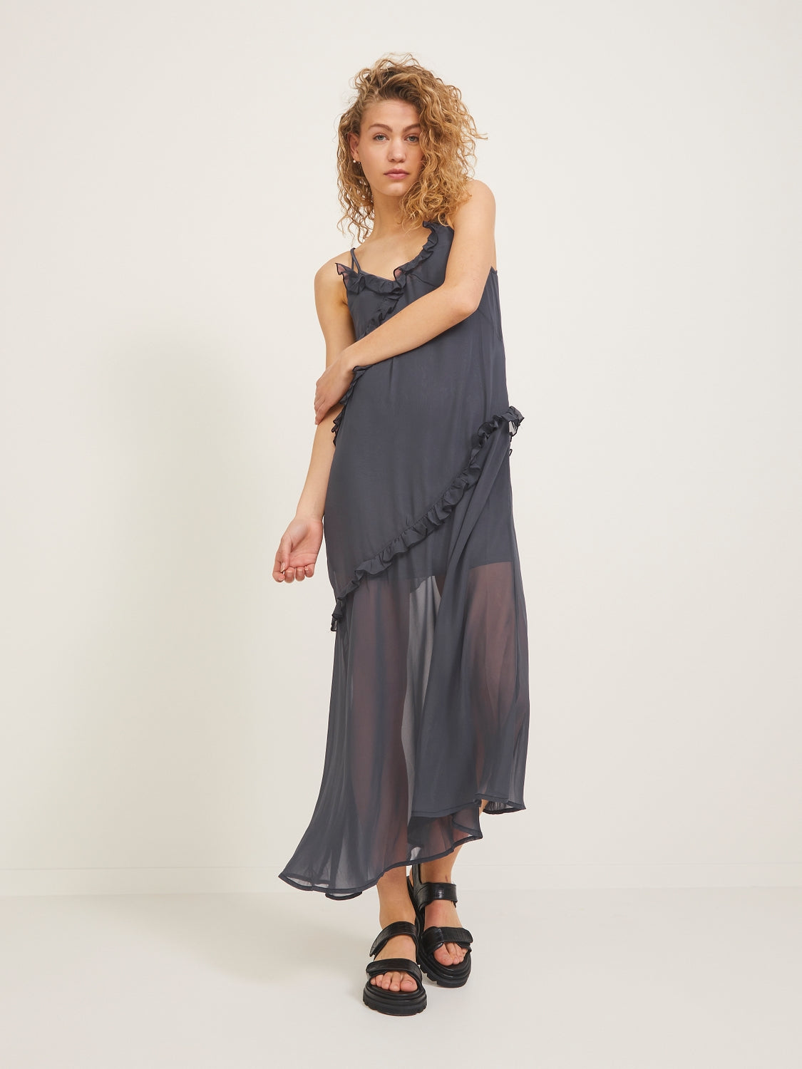 KASSIE LANGES PURE KLEID
