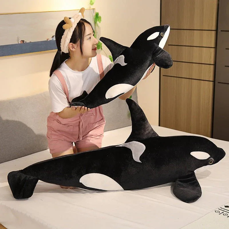 Killer Whale Orca Stuffed Marine Animal Plush Toy Pillow