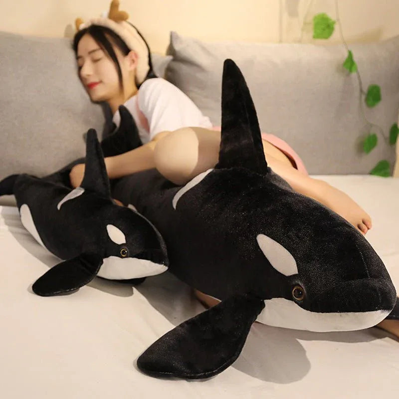 Killer Whale Orca Stuffed Marine Animal Plush Toy Pillow