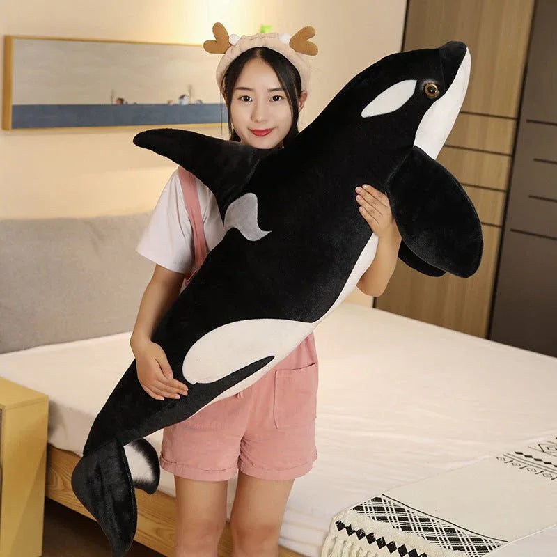Killer Whale Orca Stuffed Marine Animal Plush Toy Pillow