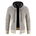 Knitwear Men's Hooded Sweater Fleece-Lined Velvet-Padded Hoodie