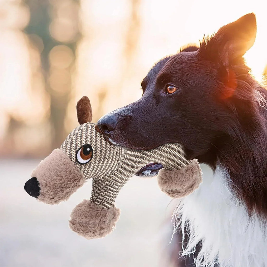 Large Squeaky Stuffed Animals Dog Plush Chew Toys
