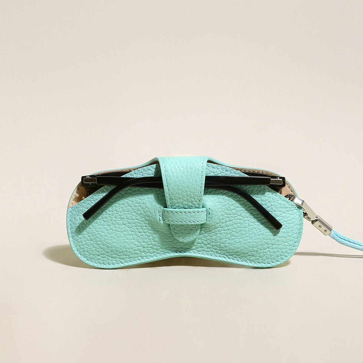 Leather Crafted Sunglasses Wrist Pouch-3