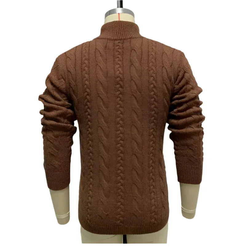 Long Sleeve Double Breasted Cardigan Sweater