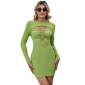 Long Sleeve Slim Fit Women's Dress