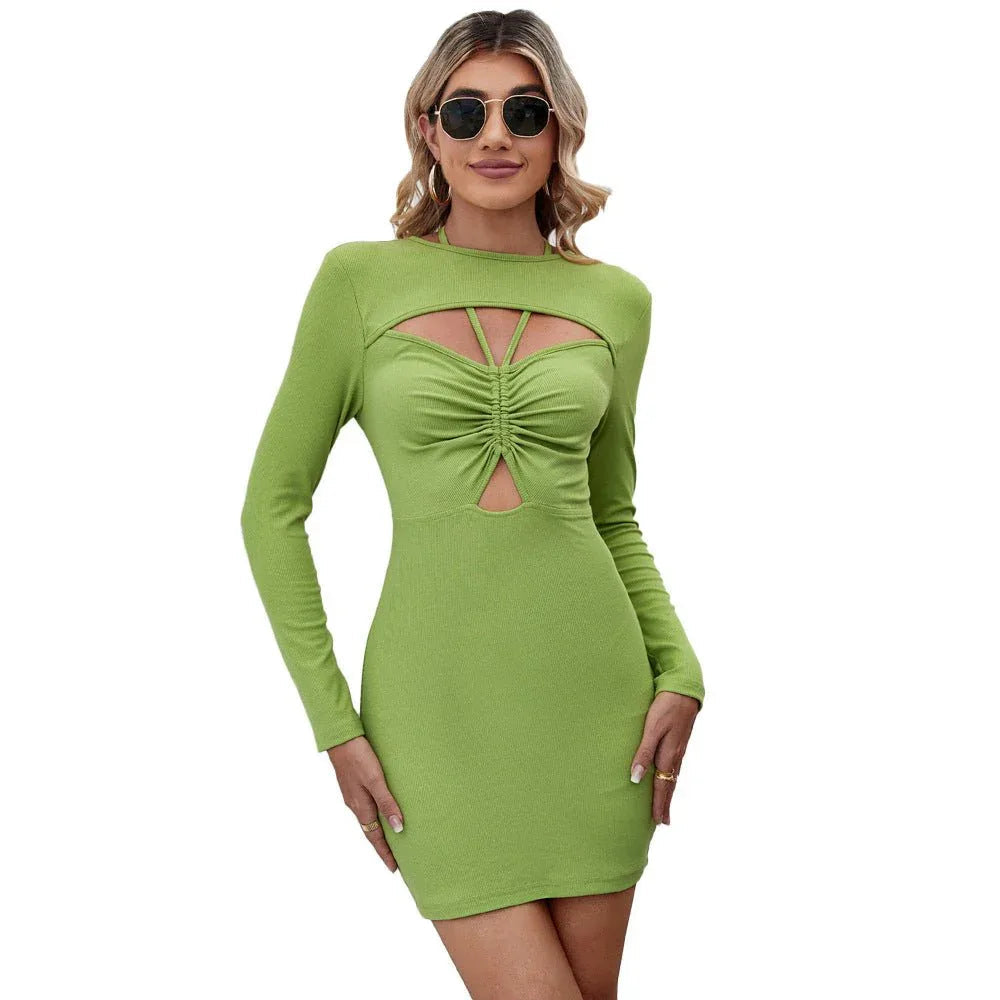 Long Sleeve Slim Fit Women's Dress