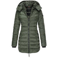 Long Warm Women's Quilted Jacket