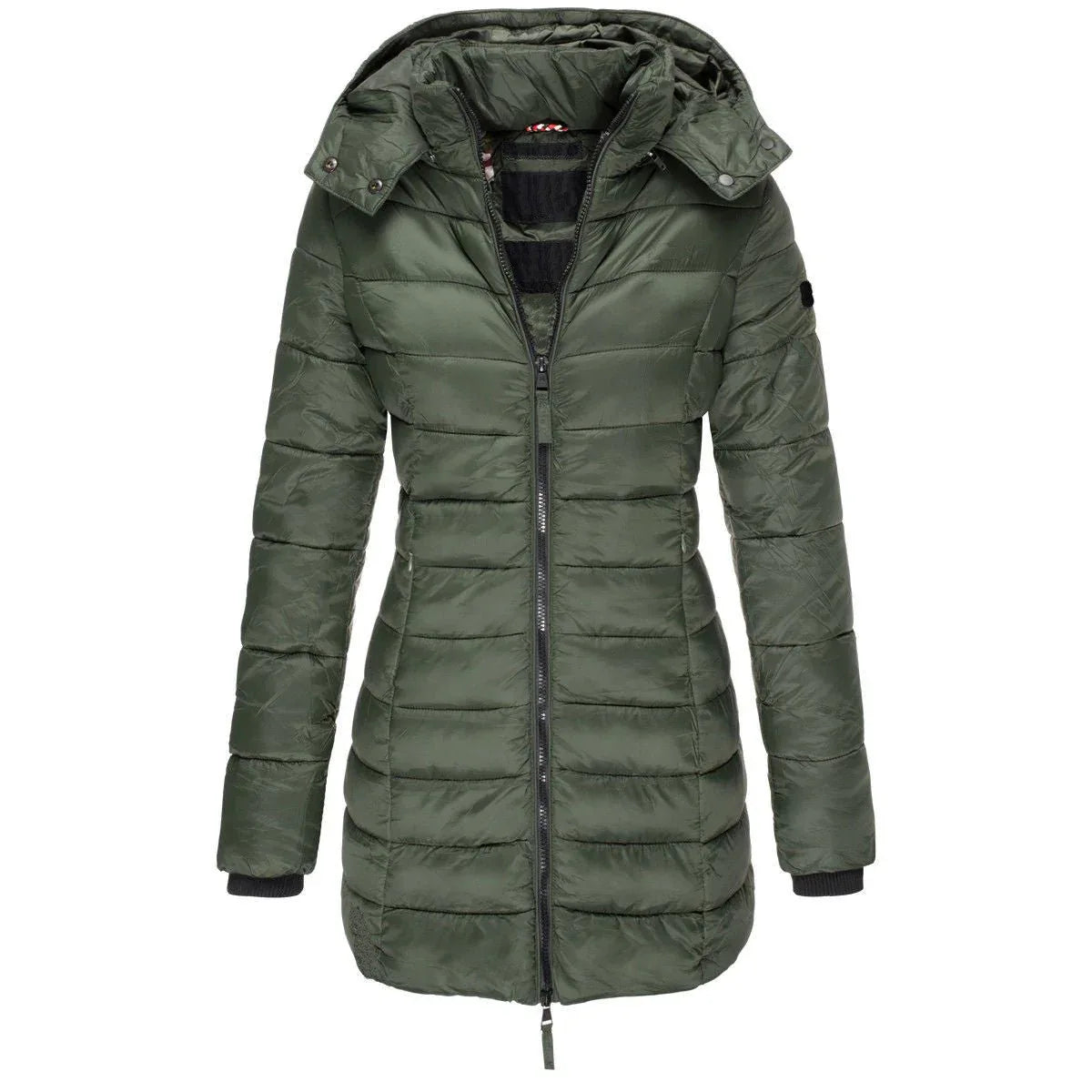 Long Warm Women's Quilted Jacket