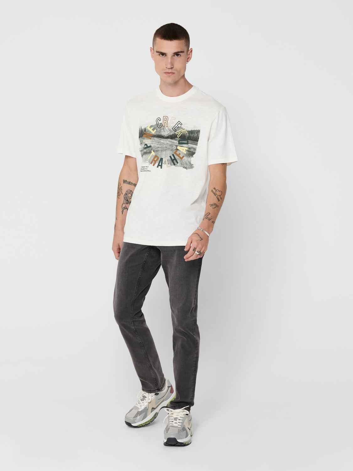 LOOM JEANS DUNKELGRAU