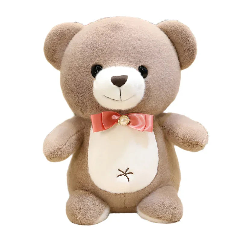 Lovely Soft Bow Tie Teddy Bear Doll Stuffed Animal Plush Toys
