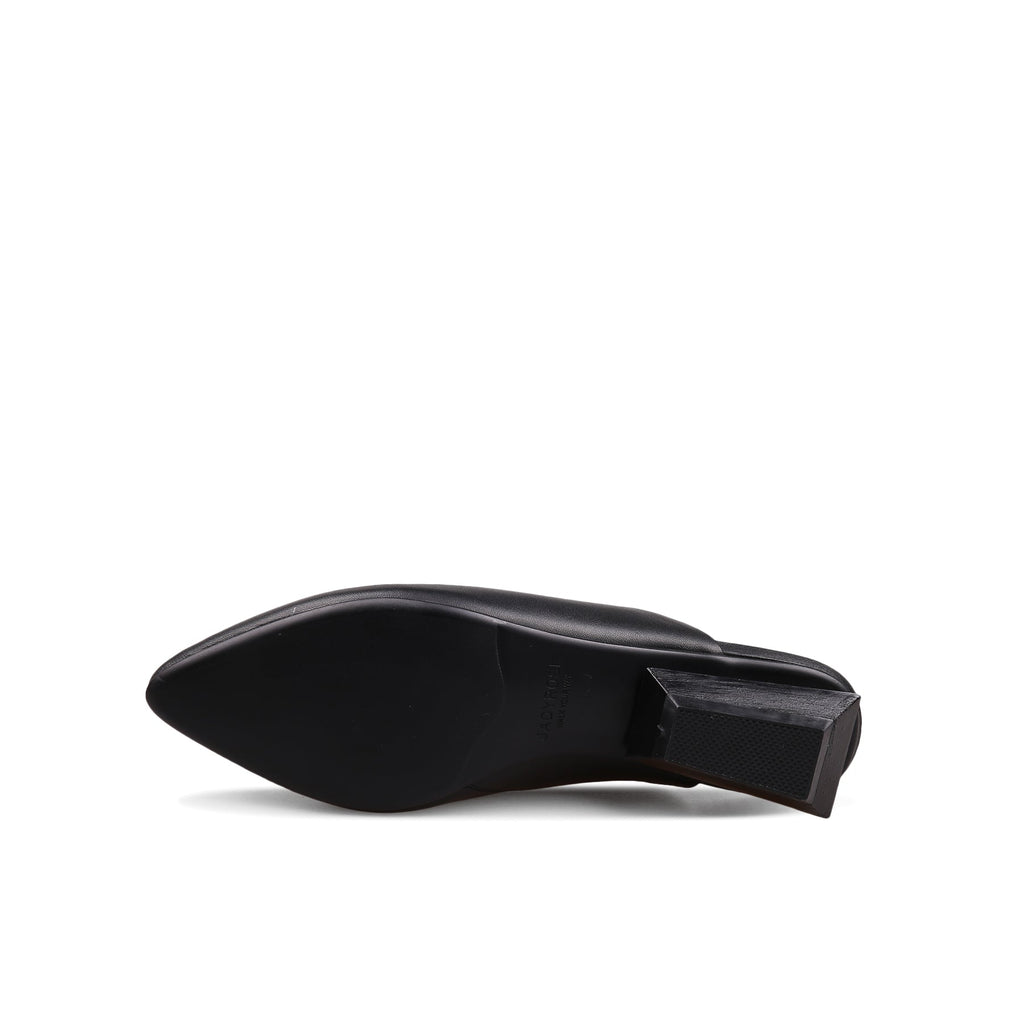 Low Heel Leather Mules-4