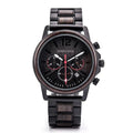 Luminous 10M Waterproof Wood Quartz Watch For Men