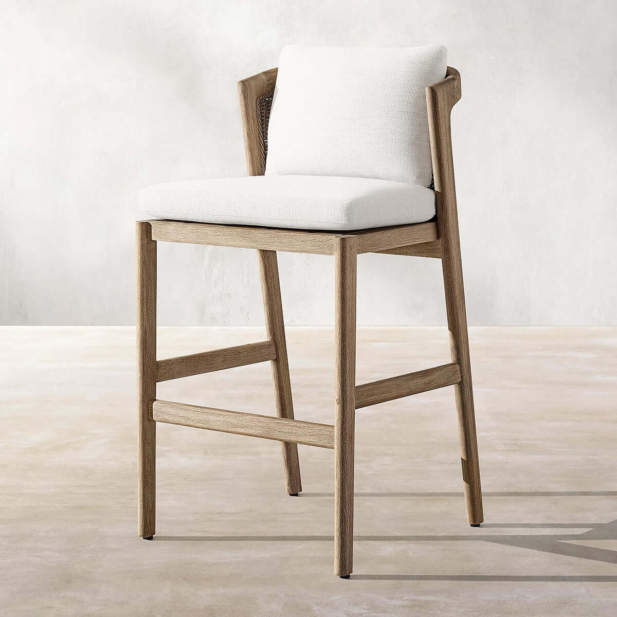 Malta Teak Bar Chair