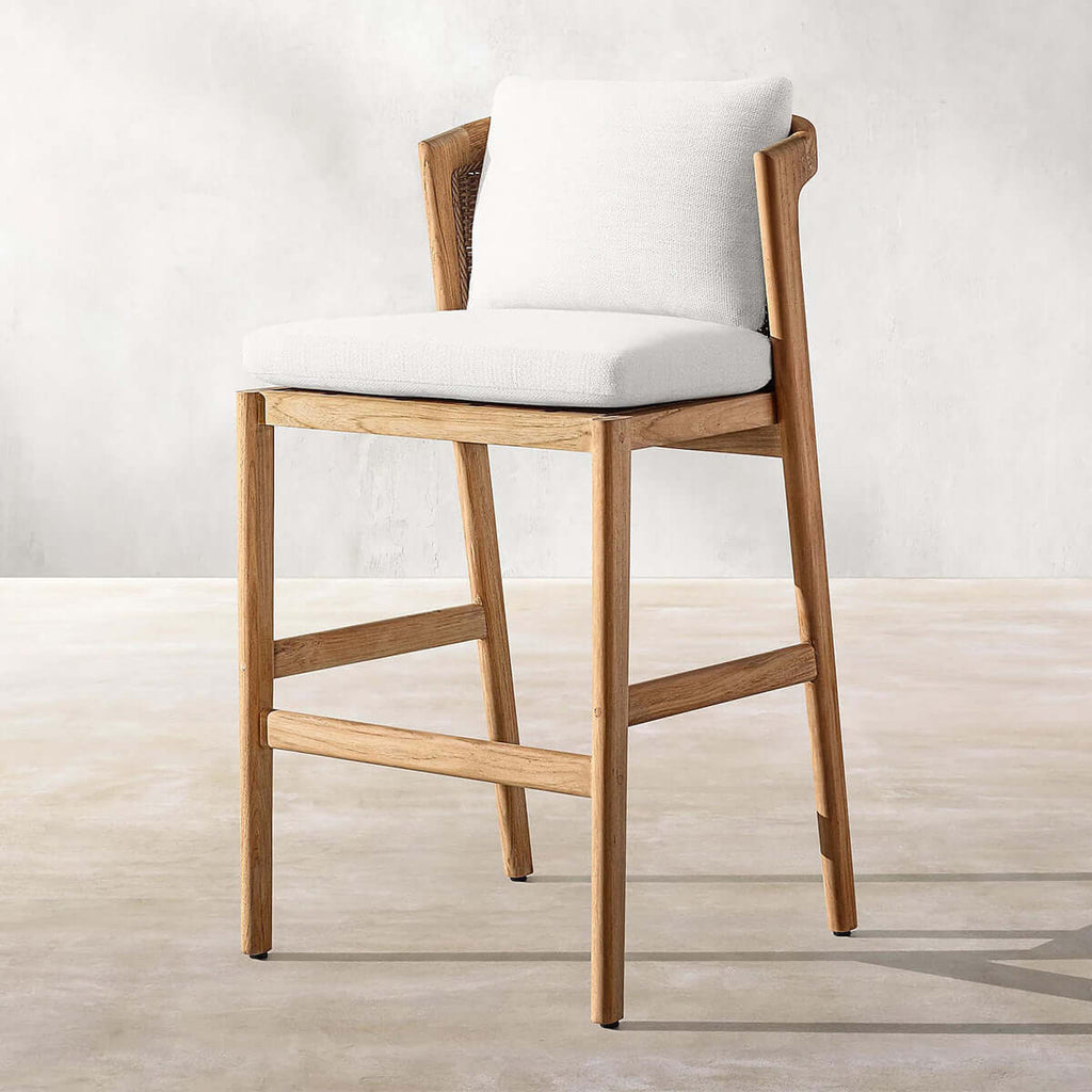 Malta Teak Bar Chair