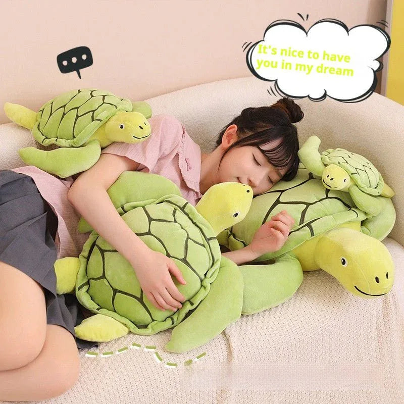 Marine Animal Turtle Tortoise Plush Toys Pillows Cushion
