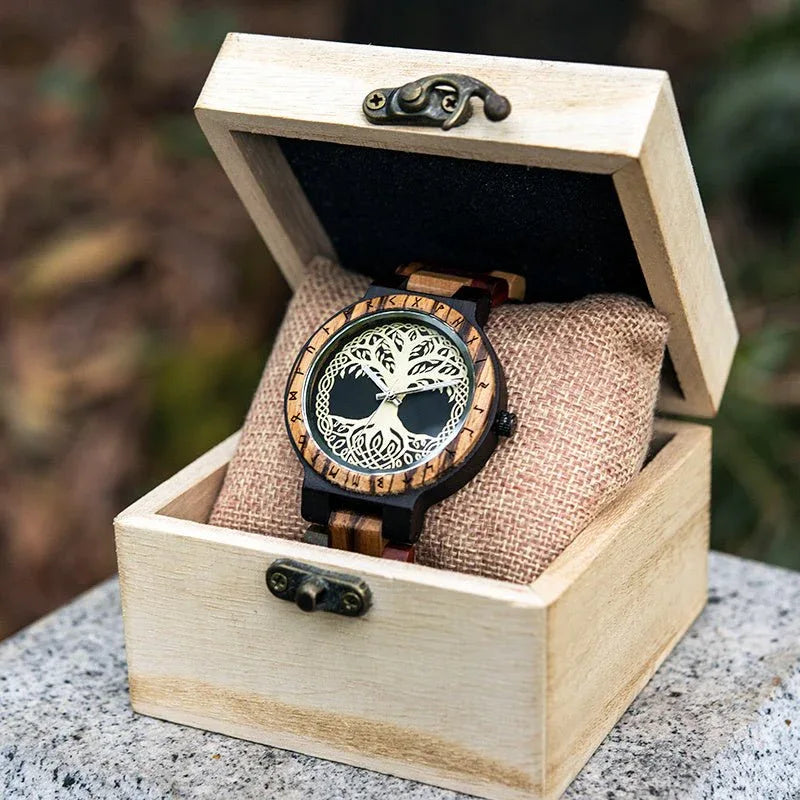 Men's Creative Wooden Quartz Watch