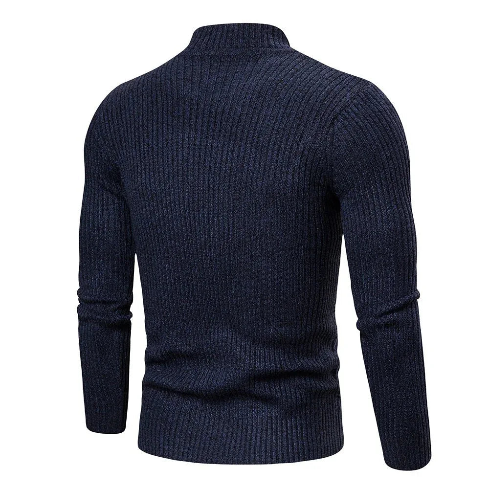 Men's Fashion Trend Twisted Long-Sleeved Casual Sports Sweater