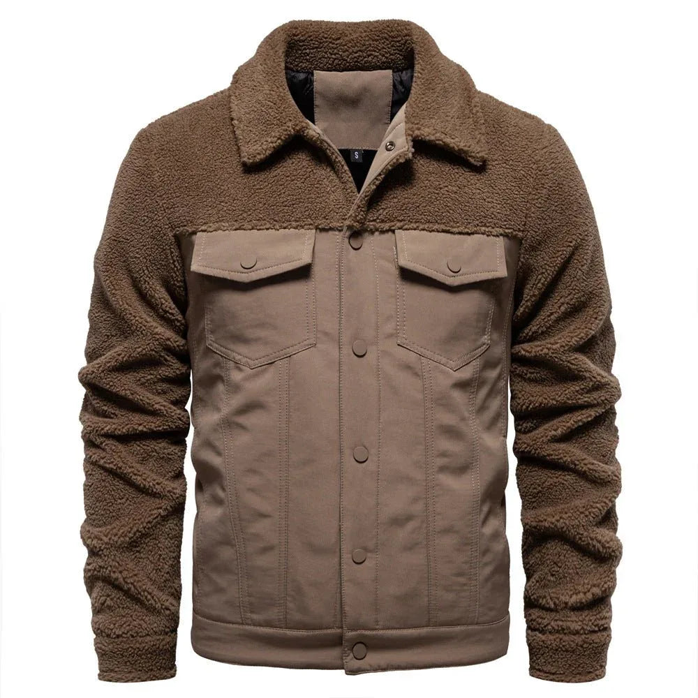 Men's Fleece Jacket Fashionable Winter & Autumn Coat