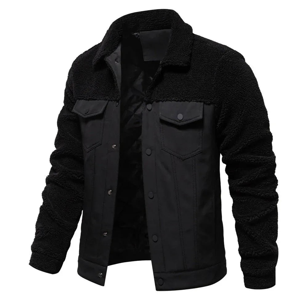 Men's Fleece Jacket Fashionable Winter & Autumn Coat