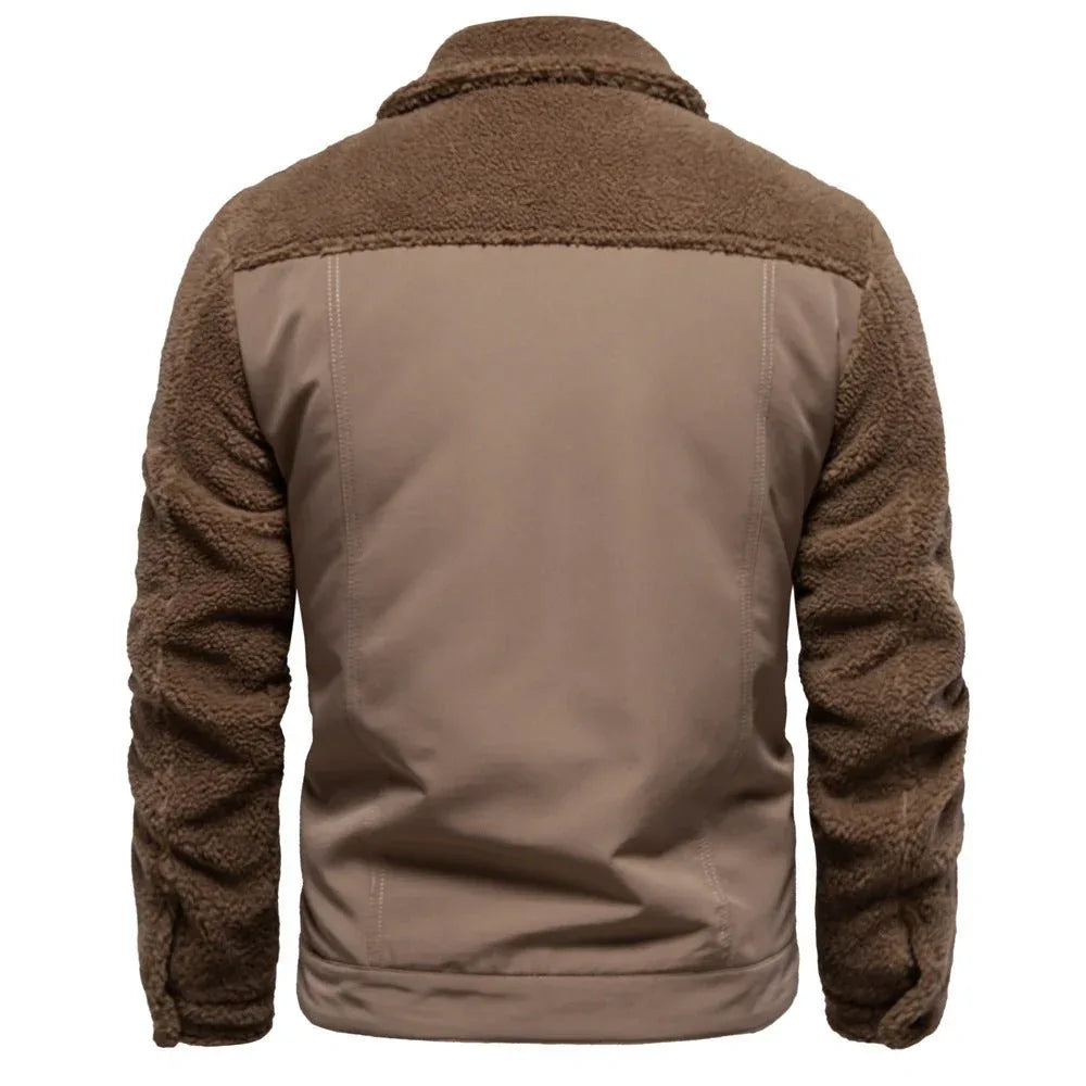 Men's Fleece Jacket Fashionable Winter & Autumn Coat