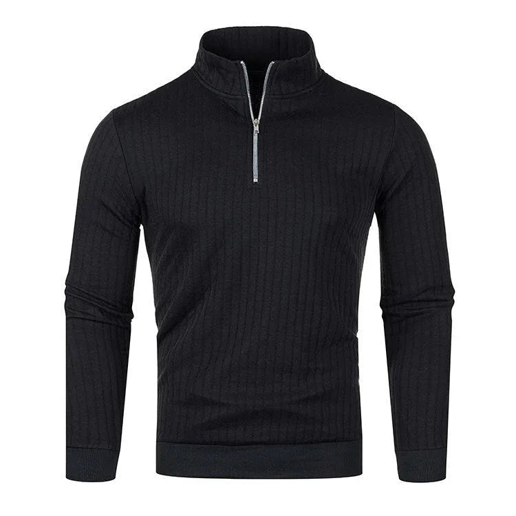 Men's Half-High Zipper Collar Sweaters