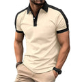 Men's Short Sleeve Business Shirts Casual Polo Shirts