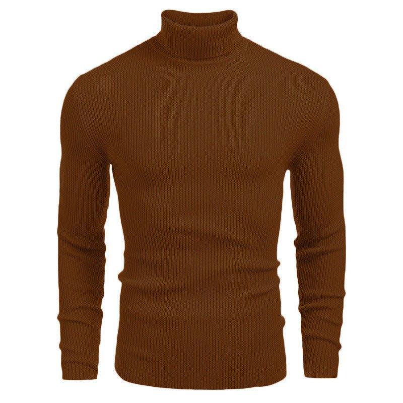 Men's Slim-Fit Turtleneck Long-Sleeved Sweater
