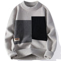 Men's Thickened Contrast Color Autumn And Winter Sweaters