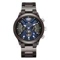 Men's Wooden Sports Quartz Movement Chronograph Watch