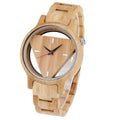 Men's Wooden Triangle Dial Watch