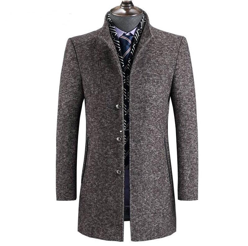Men's Wool Winter Windproof Coat