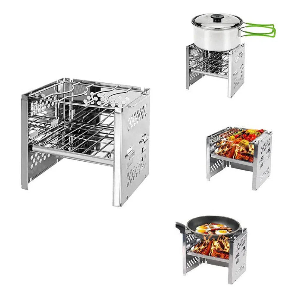 Mini Outdoor Camping Firewood Stove