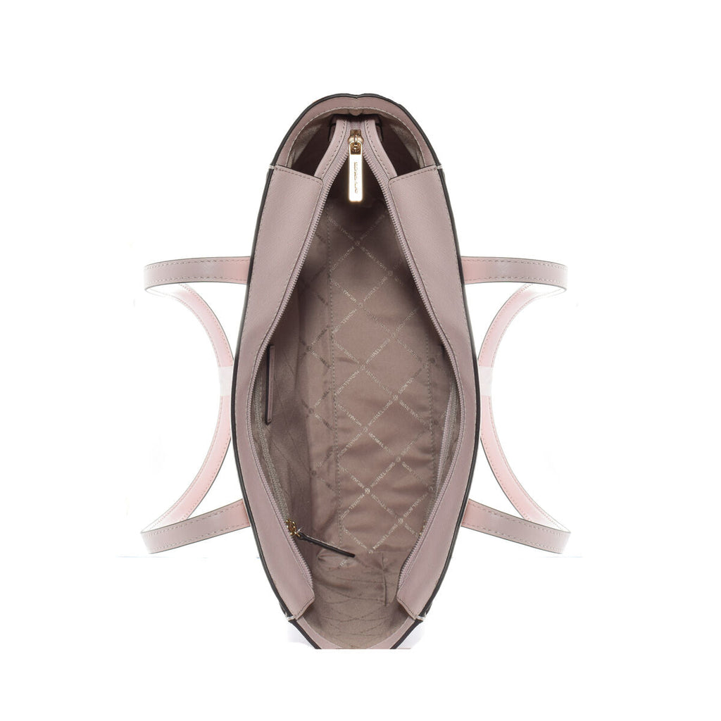 Michael Kors Axelväska Leida Canvasdesign Rosa