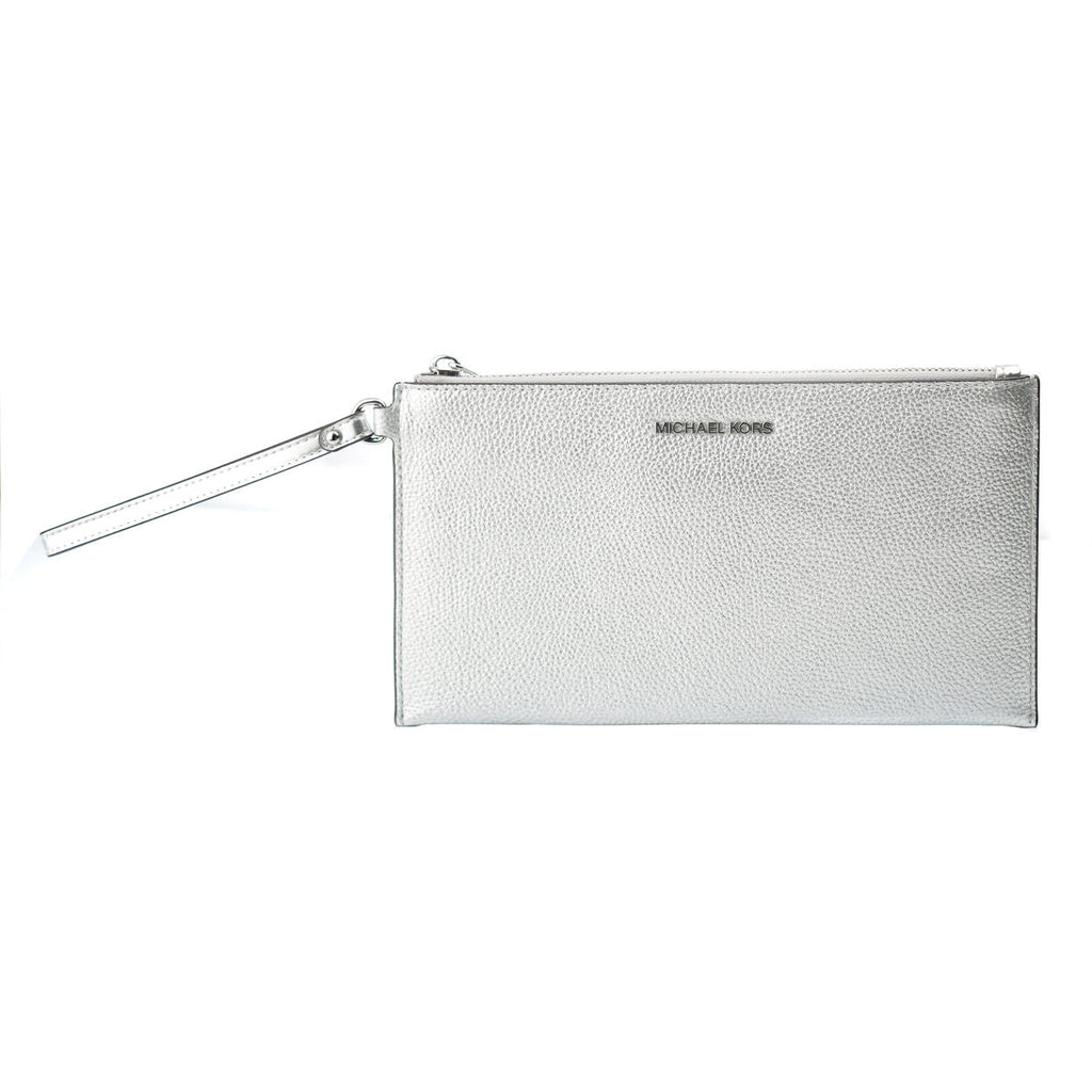 Michael Kors Handväska 35f4stvw3l Grasilvrig Struktur Silver