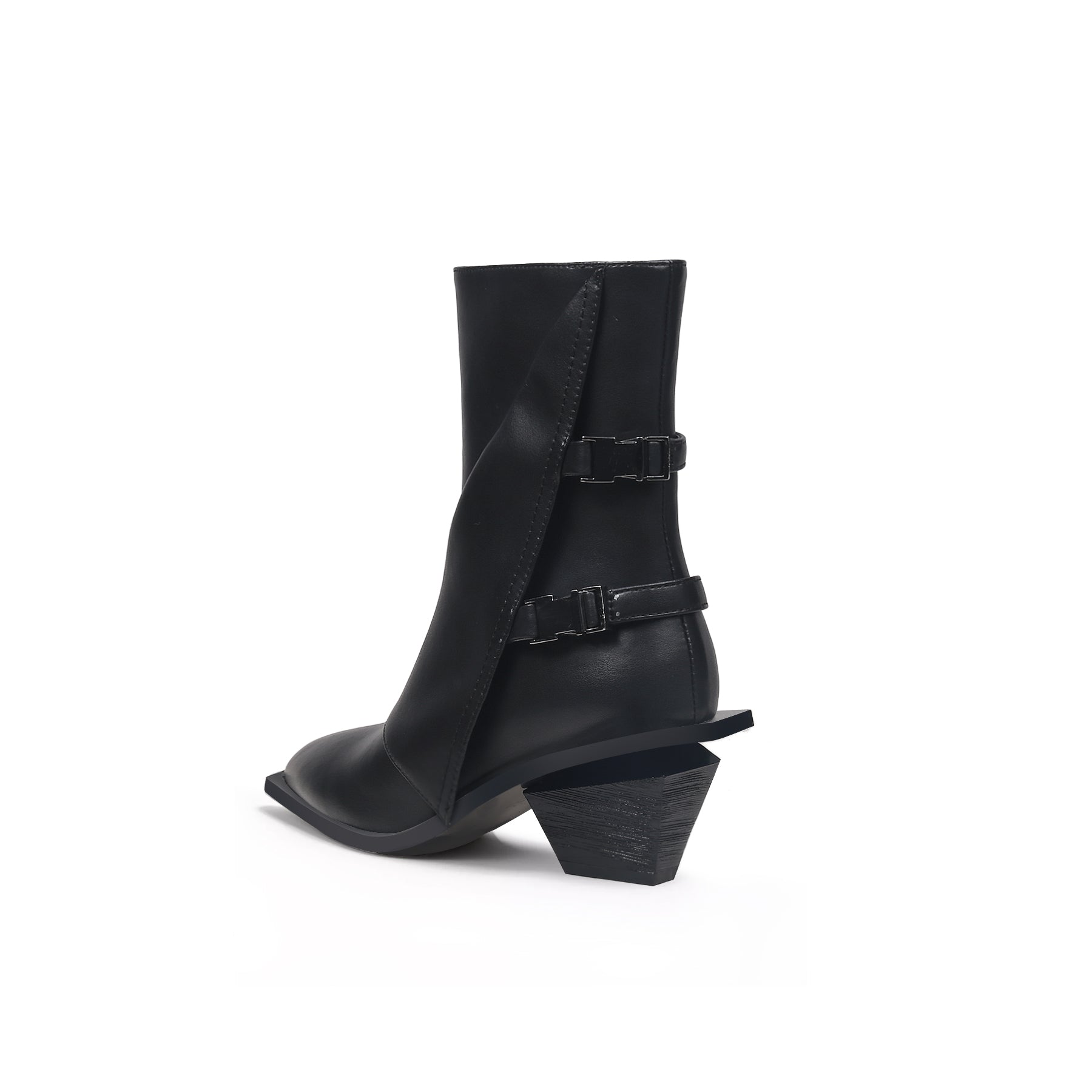 Modern Buckled Boots-3