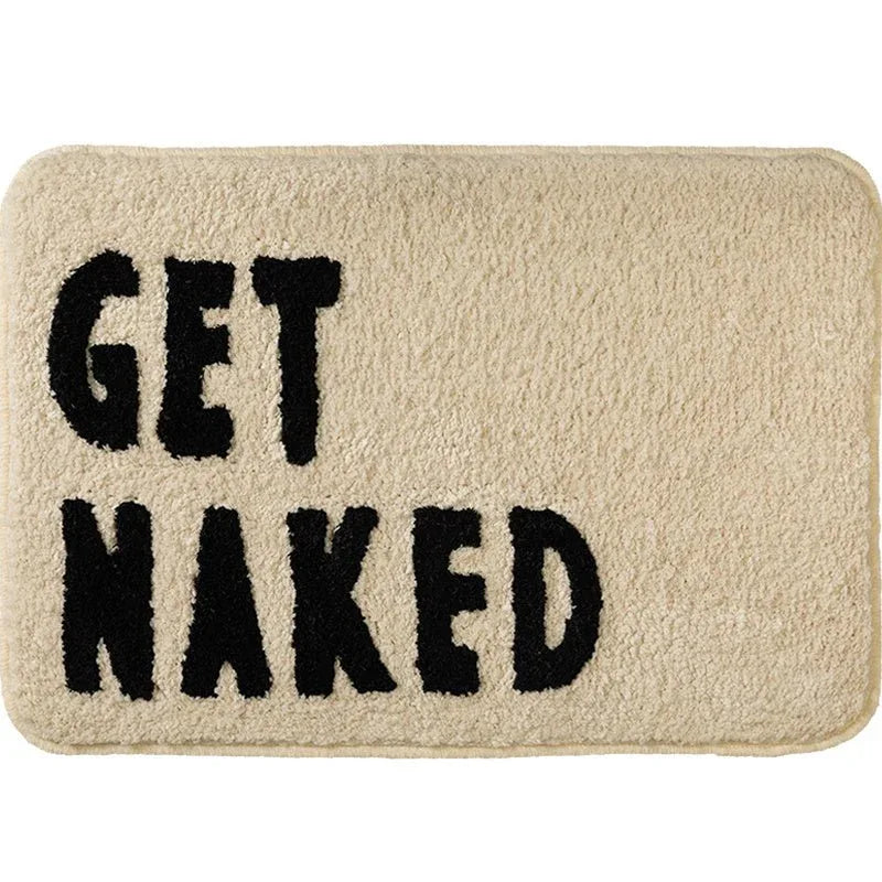 Modern Minimalist Bathroom Water Absorbent Floor Mat Rug