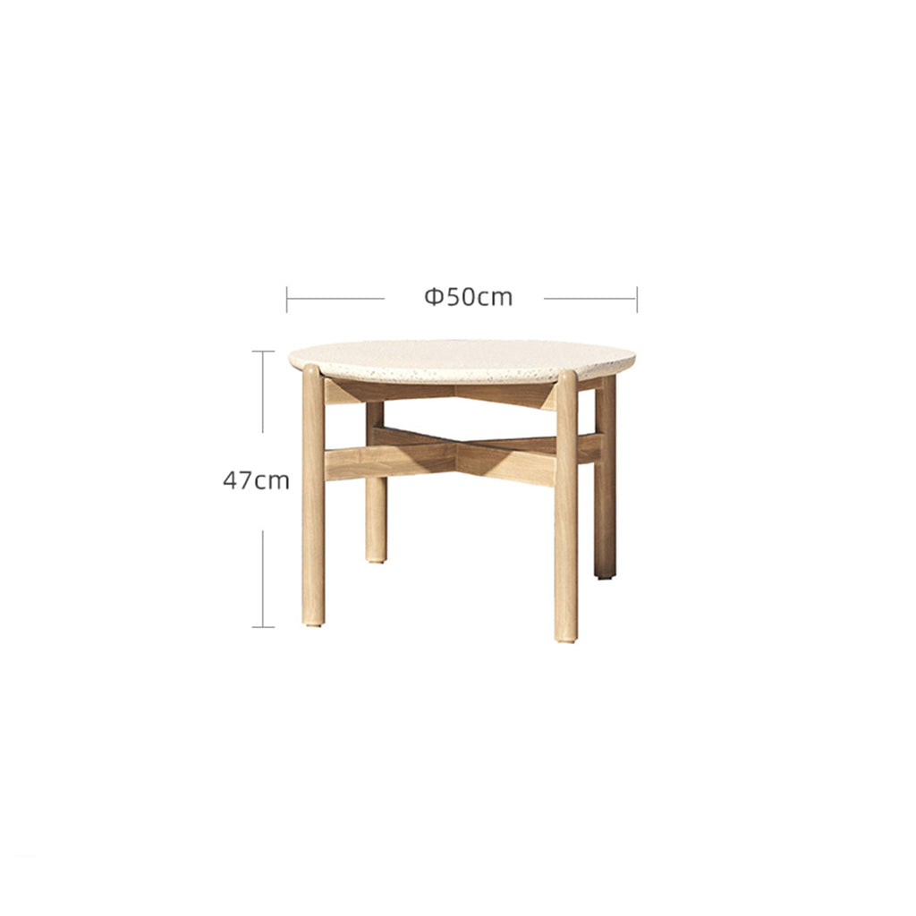 Monte Round Sand Coffee Table-1
