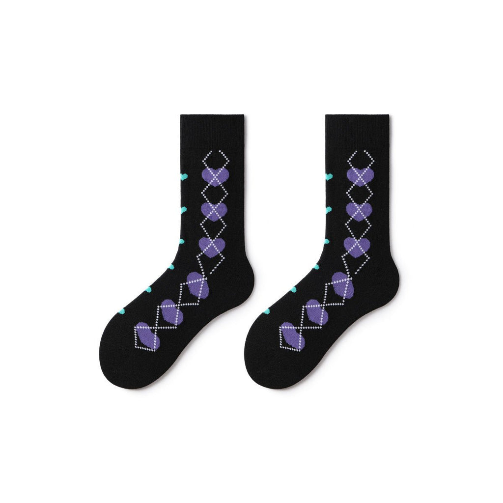 Night Love All-season Women 5pcs Crew Socks Set-1