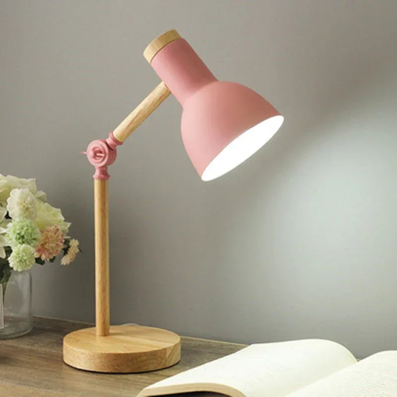 Nordic Eye Protection Simple Bedroom Bedside Desk Table Lamp