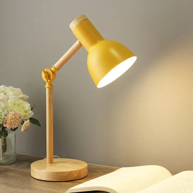 Nordic Eye Protection Simple Bedroom Bedside Desk Table Lamp