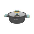 Nordic Starry Stone 24cm Black Non-stick Soup Pot - Minimalist Elegance for Your Kitchen-0