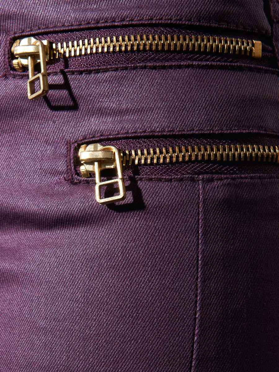 OLIVIA REISSVERSCHLUSS-BESCHICHTETE HOSE