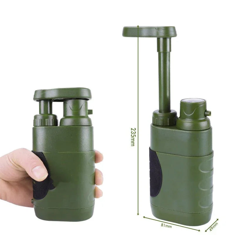 Outdoor Portable Camping Personal Survival Water Purifier