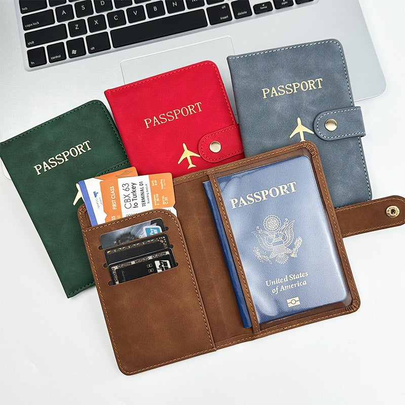Passfodral & reseplånbok – kompakt RFID-skydd för pass och kort