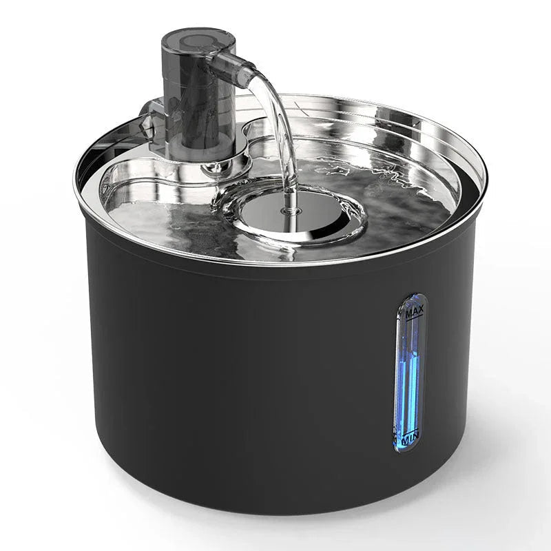 Pet Cat Stainless Steel Plastic Spray Water Dispenser Fountains