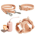 Pet Collar Dog Cat Leash & Harness Set