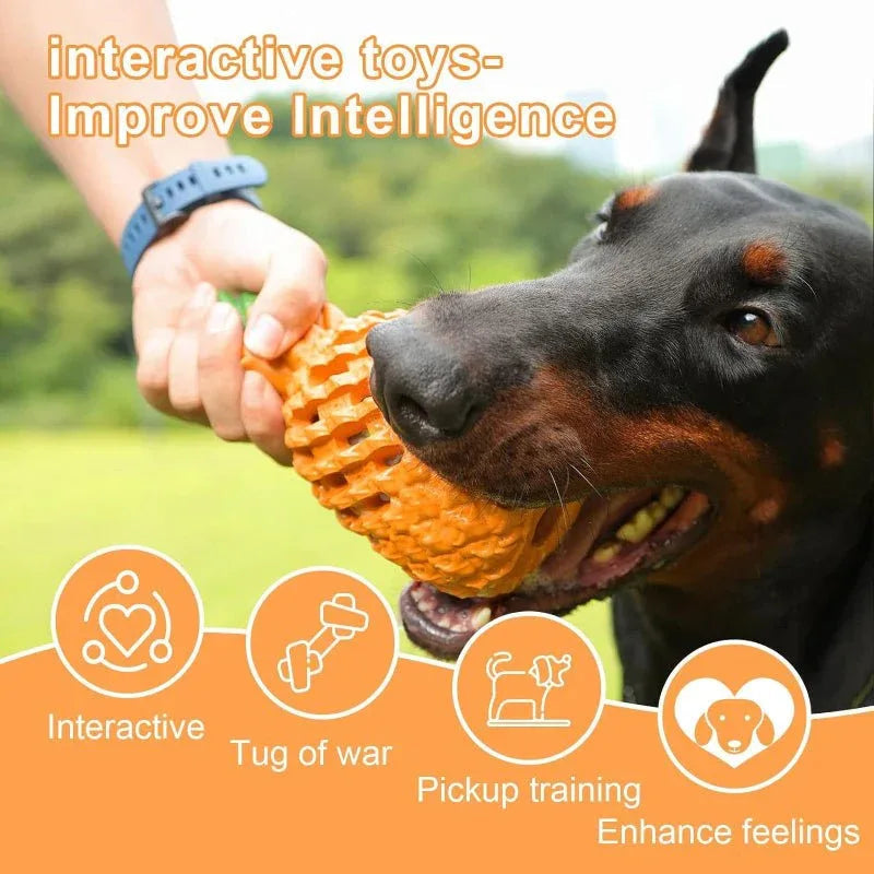 Pineapple Dog Chew Toys For Large & Agressive Dog Breeds