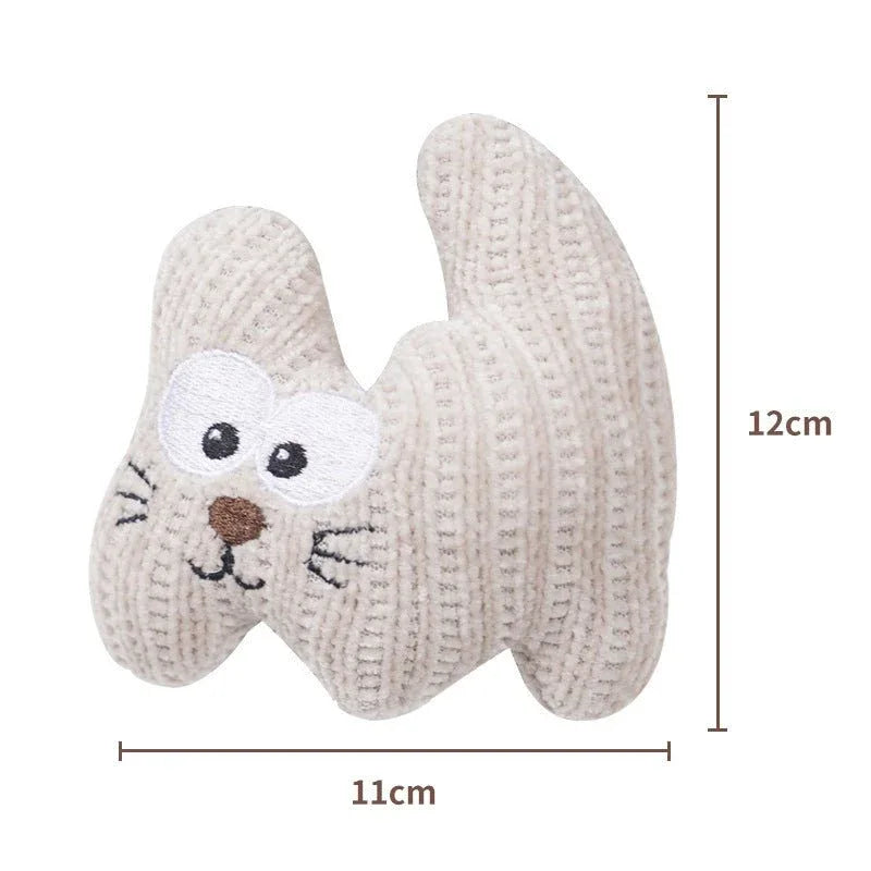 Plush Bite Resistant Teeth Cleaning Catnip Cat Kittens Chew Toys