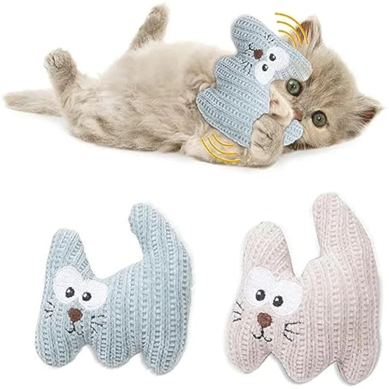 Plush Bite Resistant Teeth Cleaning Catnip Cat Kittens Chew Toys