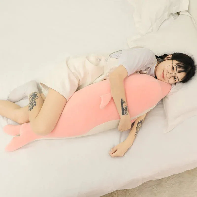 Plush Toy Cute Dolphin Doll Sleeping Pillow